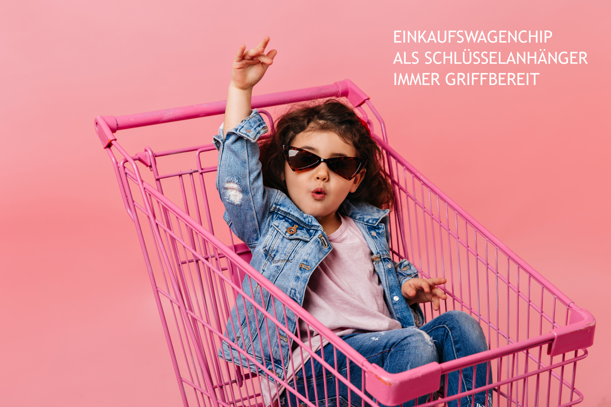 Einkaufswagen, chip, ekw, löser, selber, online, gestalten