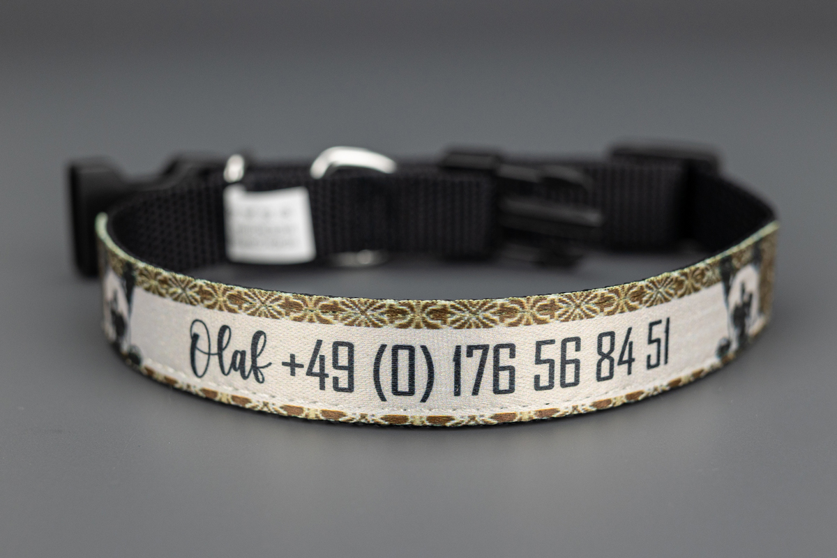 Tierhalsband, Halsband, Hundehalsband,  online, selber, bedrucken