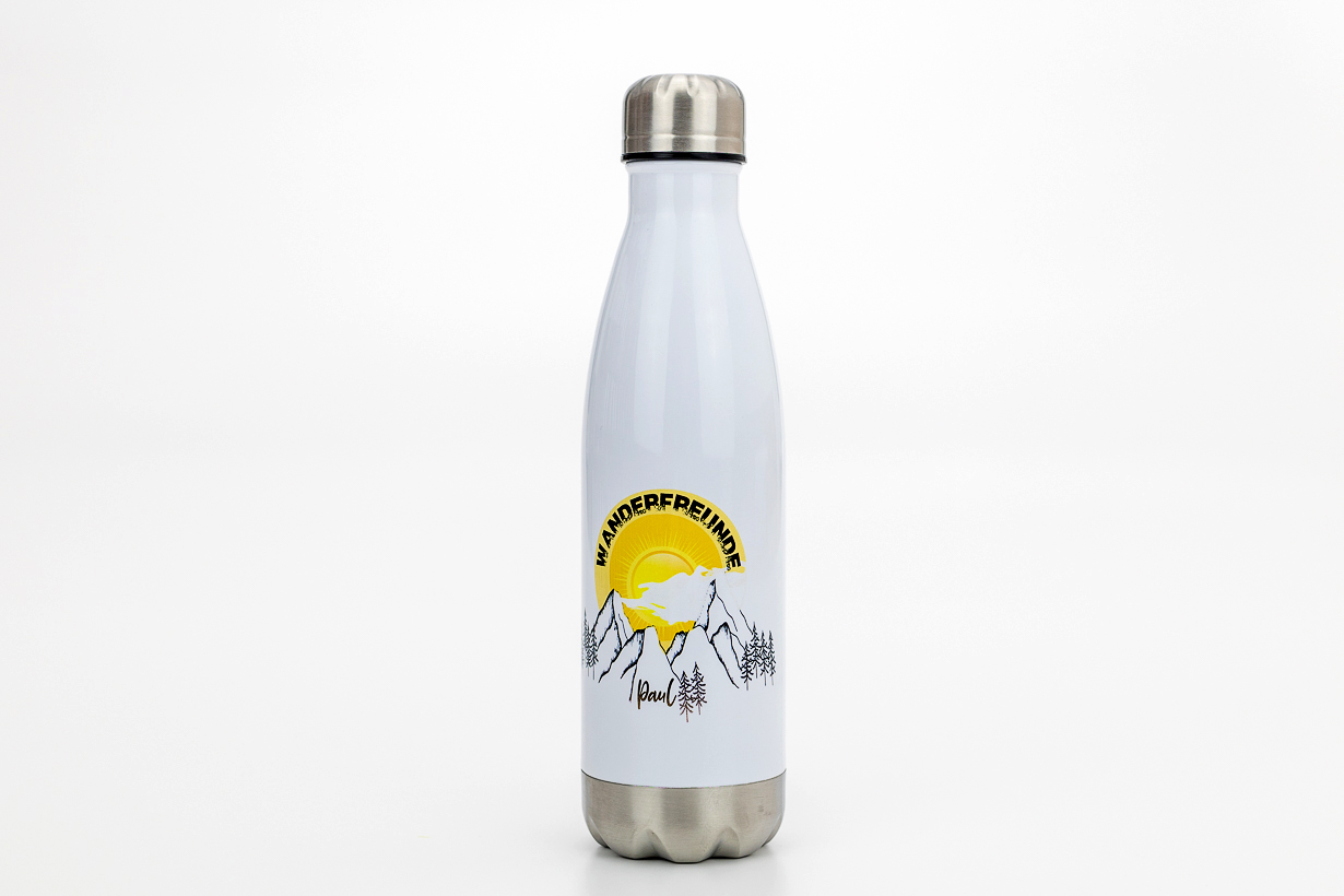 Trinkflasche, Thermoflasche, Camping, outdoor, selber, online, gestalten